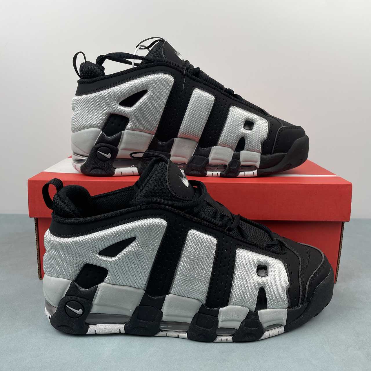 Nike Air More Uptempo Low Black