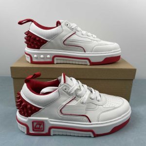 Christian Louboutin Astroloubi Flat White/Red