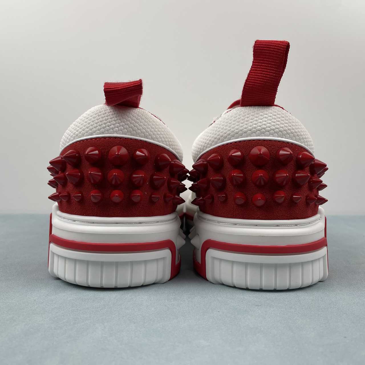 Christian Louboutin Astroloubi Flat White/Red - Imagen 3
