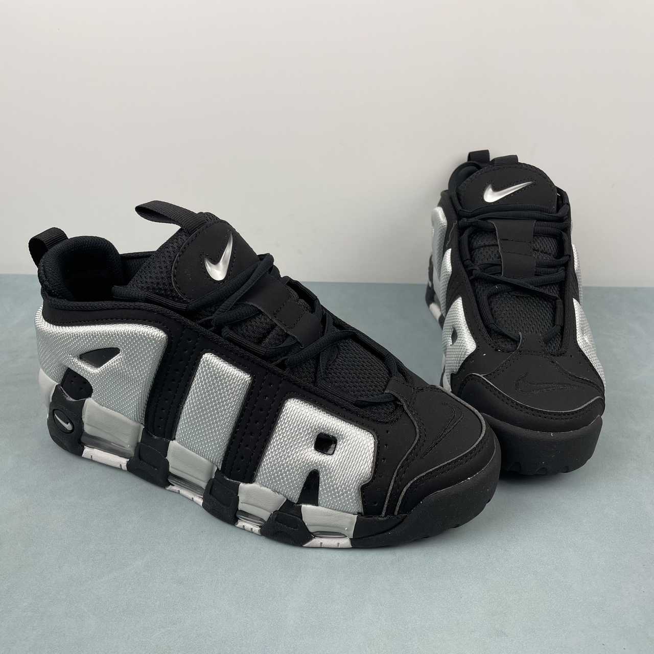 Nike Air More Uptempo Low Black - Imagen 4