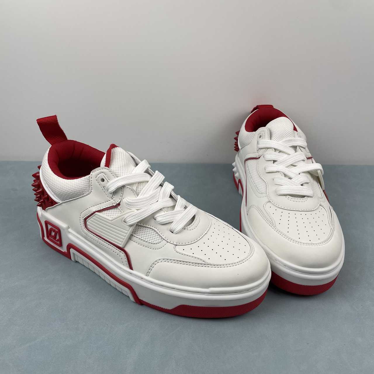Christian Louboutin Astroloubi Flat White/Red - Imagen 4