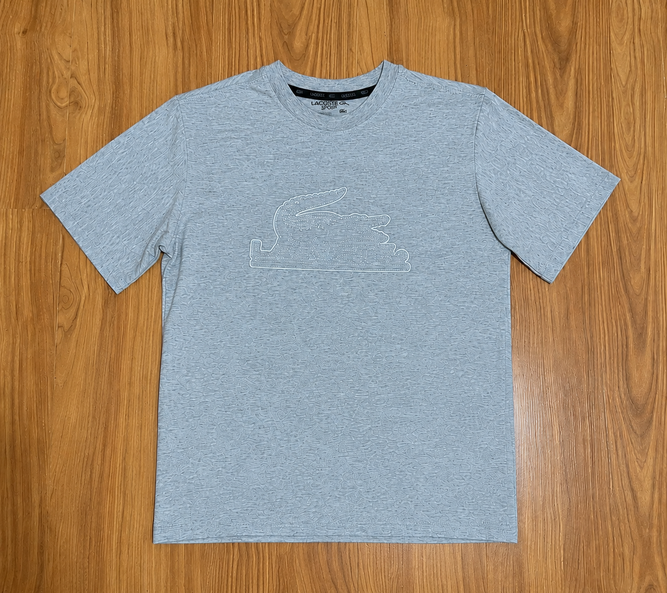 Conjunto corto Lacoste gris (ENVÍO 72HORAS) - Imagen 2