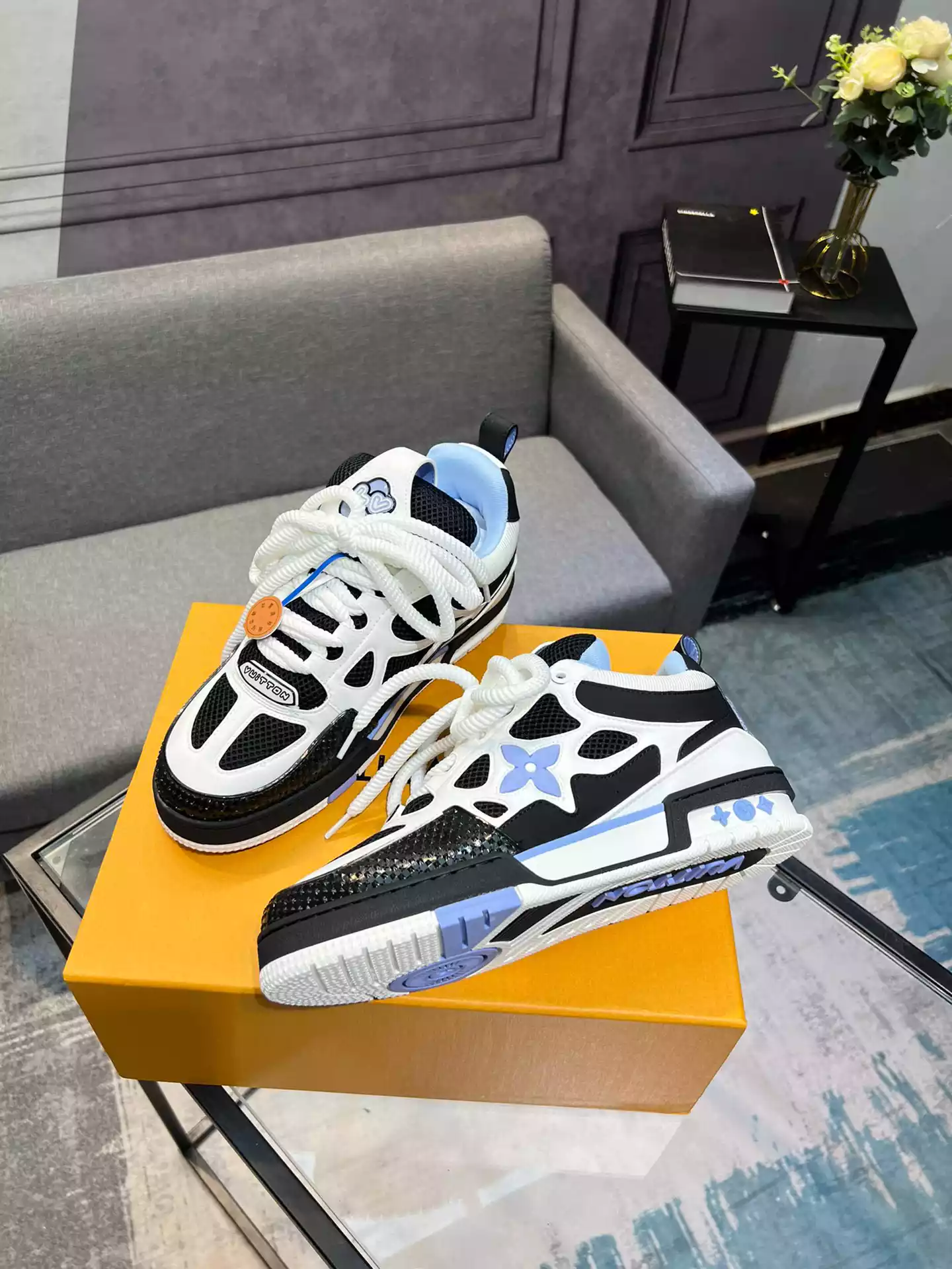 Louis Vuitton Skate azul G5