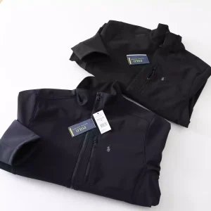 Chaqueta polar Ralph Lauren negro/azul marino