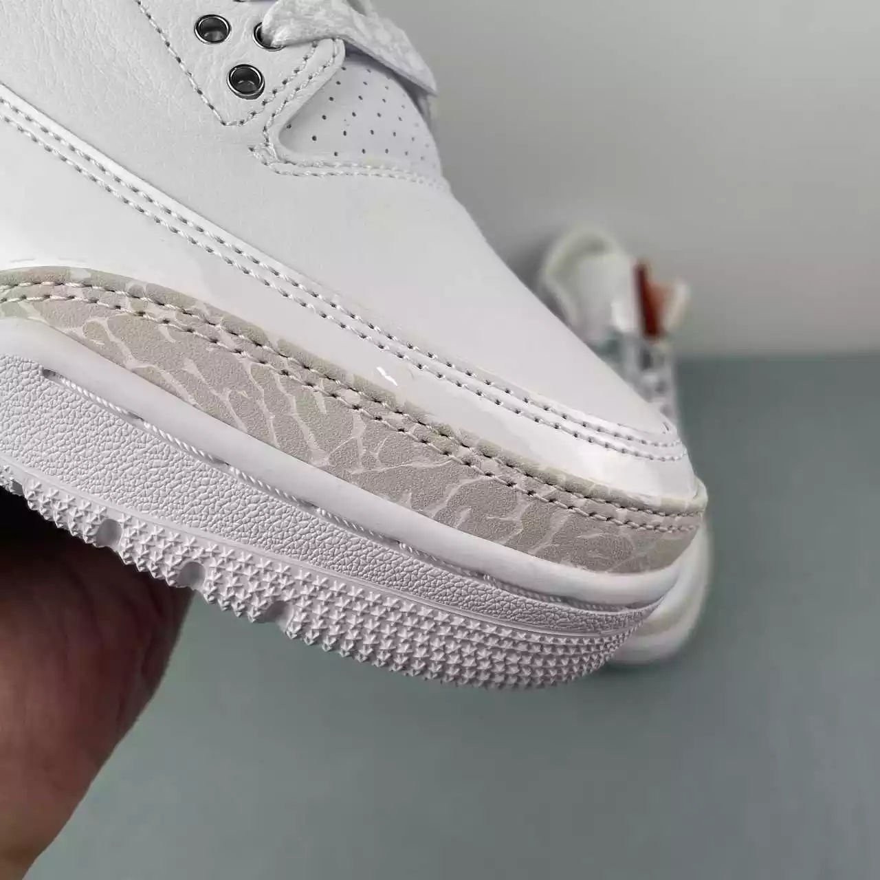 Air Jordan 3 Retro Full White - Imagen 6