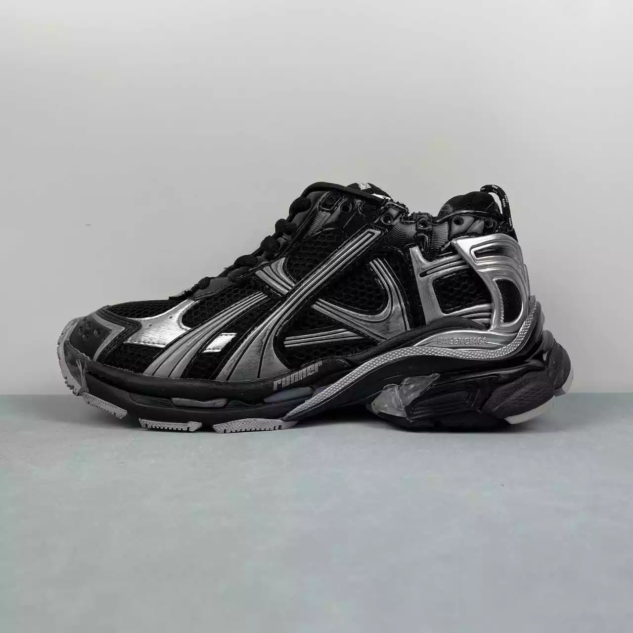 Balenciaga Runner Metallic Silver - Imagen 3