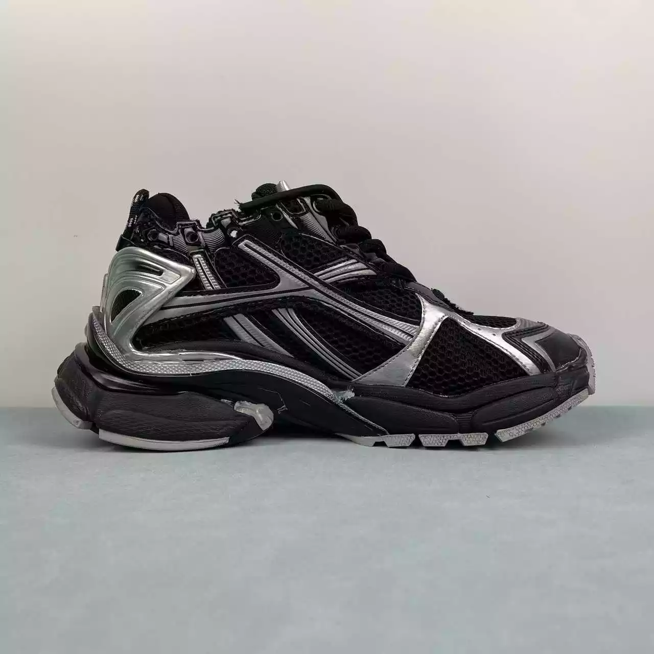 Balenciaga Runner Metallic Silver - Imagen 4