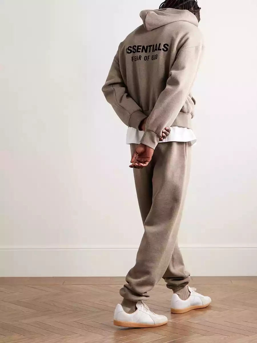 Sudadera con capucha Fear of God Essentials gris - Imagen 4
