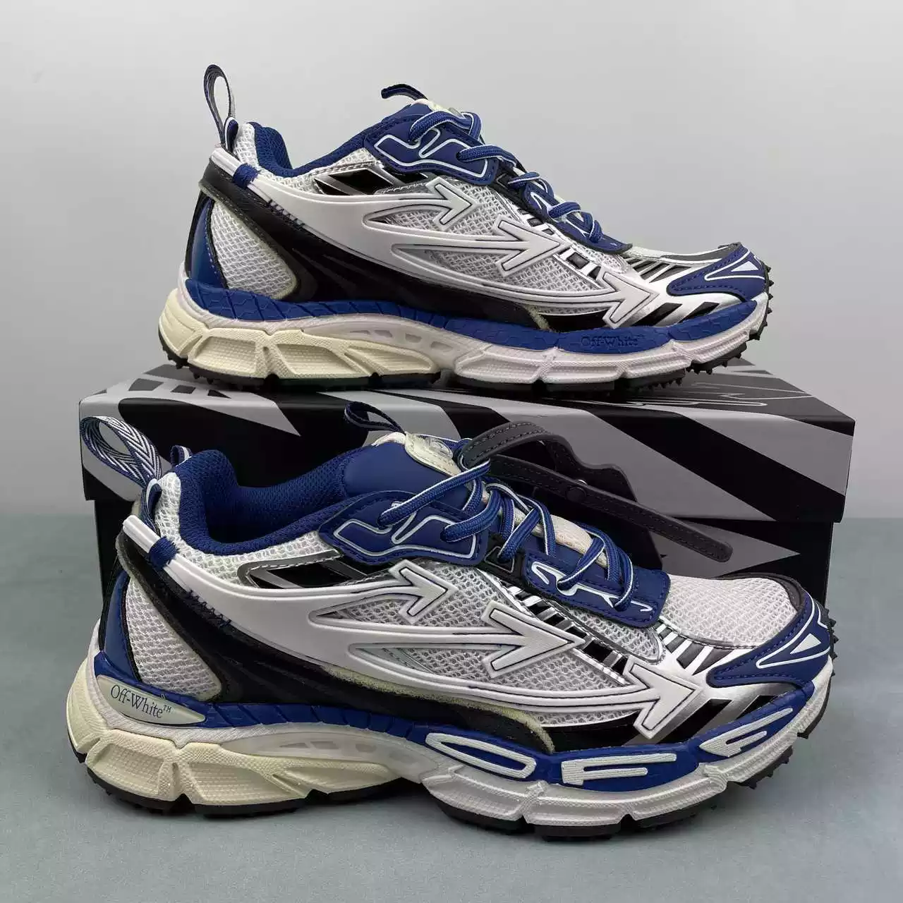 OFF-WHITE Be Right Back Blue District