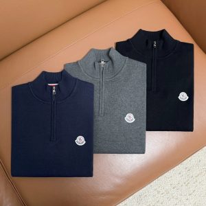 Jersey media cremallera Moncler