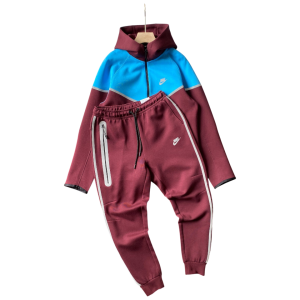 Chándal reflectante Nike Tech Fleece azul rojo