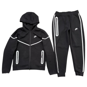 Chándal Nike Tech Fleece negro reflectante