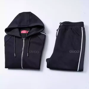 Chándal con cremallera Gucci negro