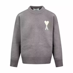 Suéter Ami Paris G5 gris
