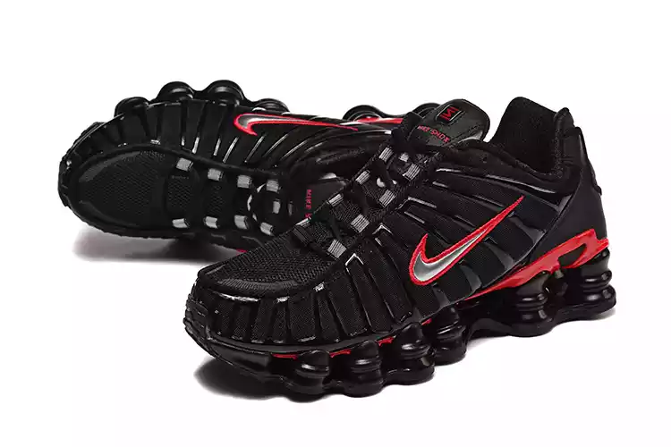 Nike Shox TL negras/rojas - Imagen 4
