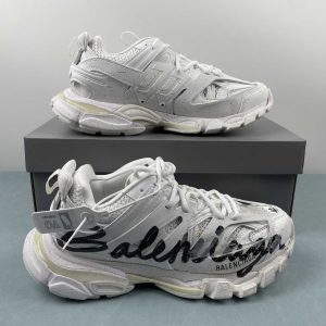 Balenciaga Track full white letras negras