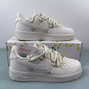 Nike Air Force 1 Low luxury white gold