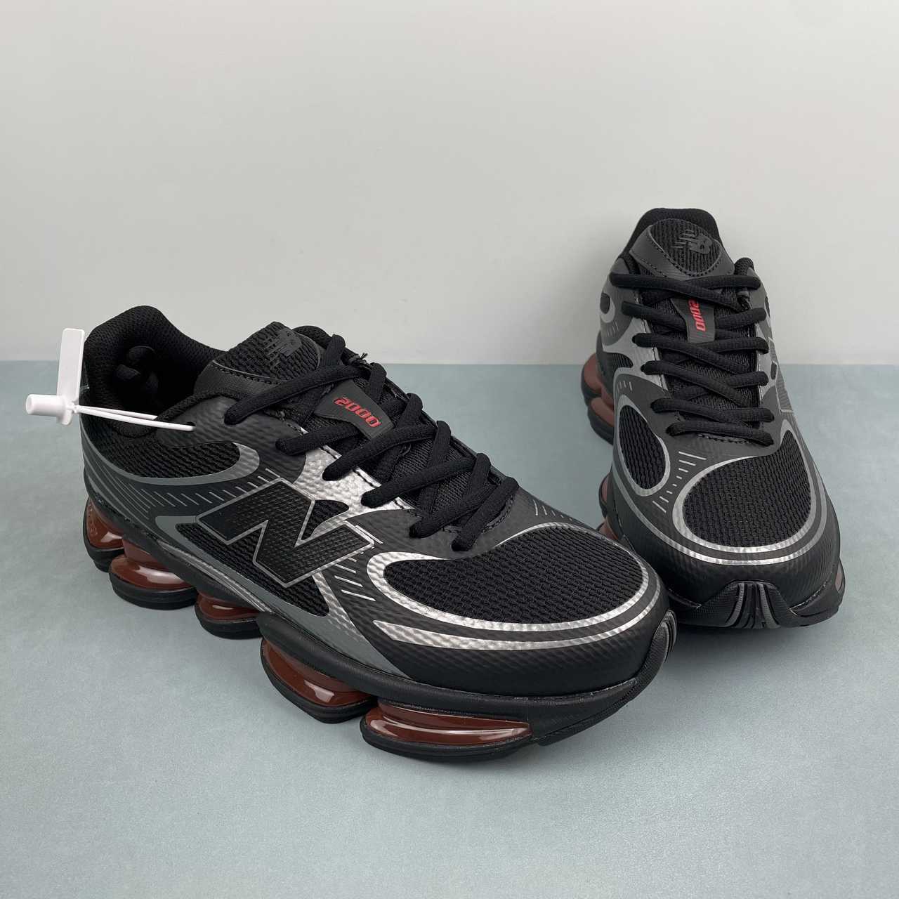New Balance Abzorb 2000 negras grises - Imagen 2