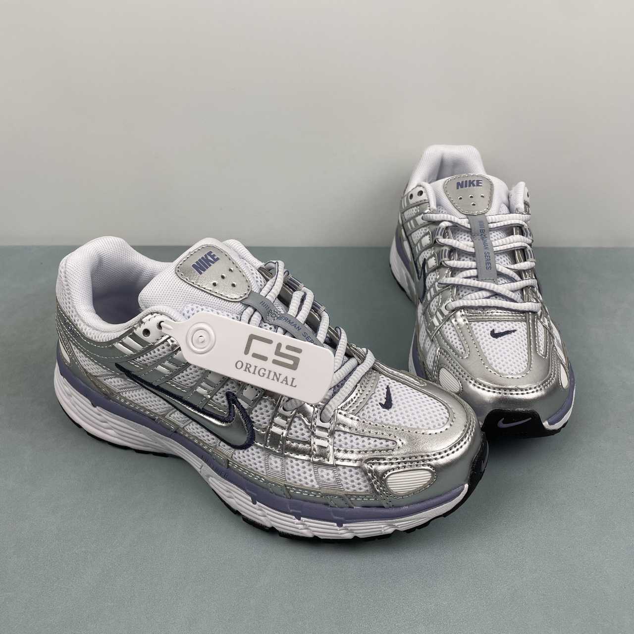 Nike P-6000 Metallic Silver & Blue - Imagen 2