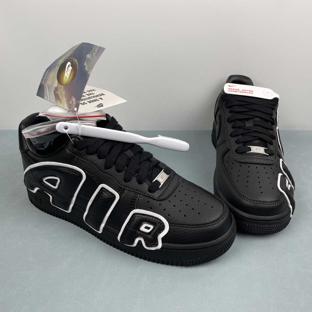 Nike Air Force 1 Low Air More Uptempo Black - Imagen 2