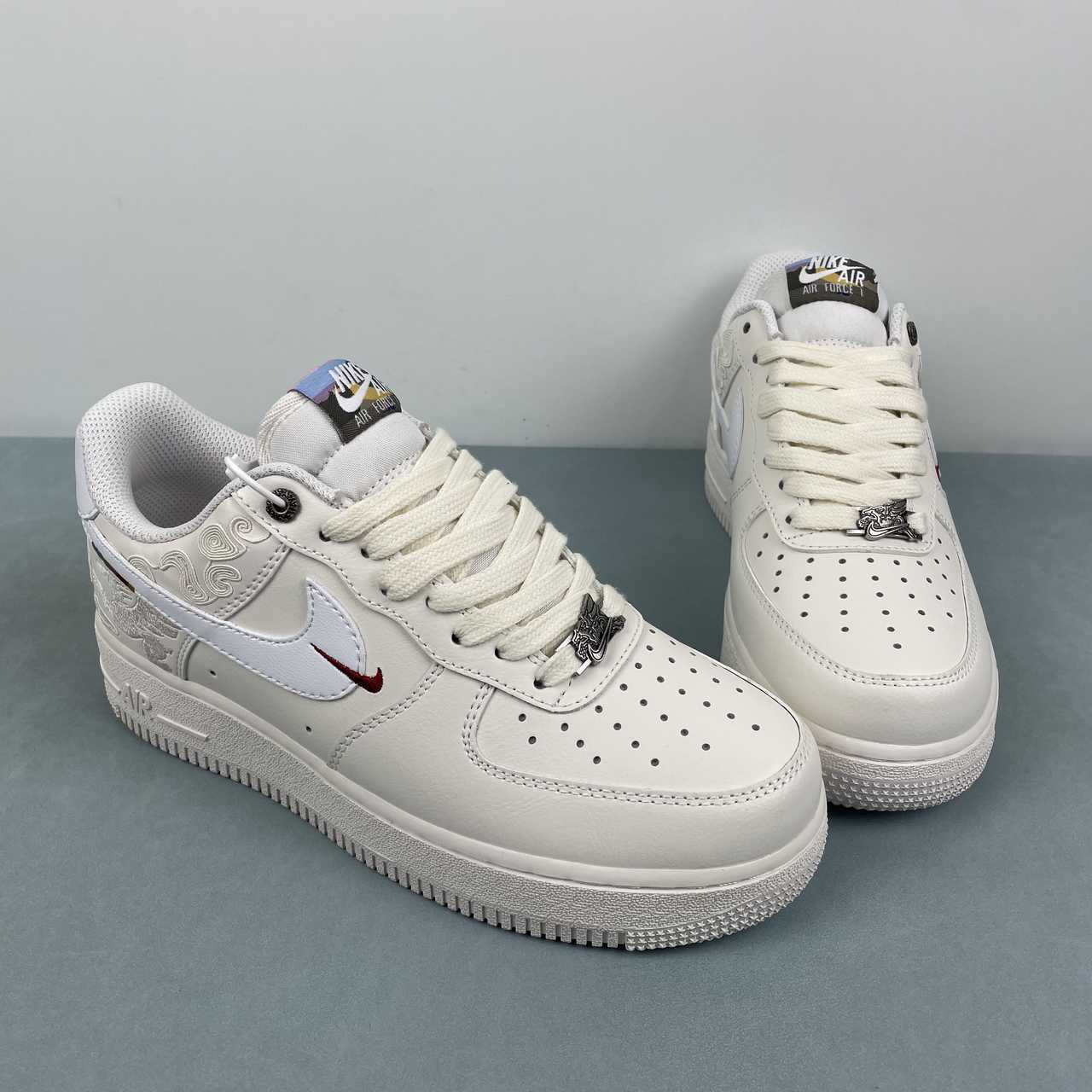 Nike Air Force 1 Low White Phoenix Embroidery - Imagen 2