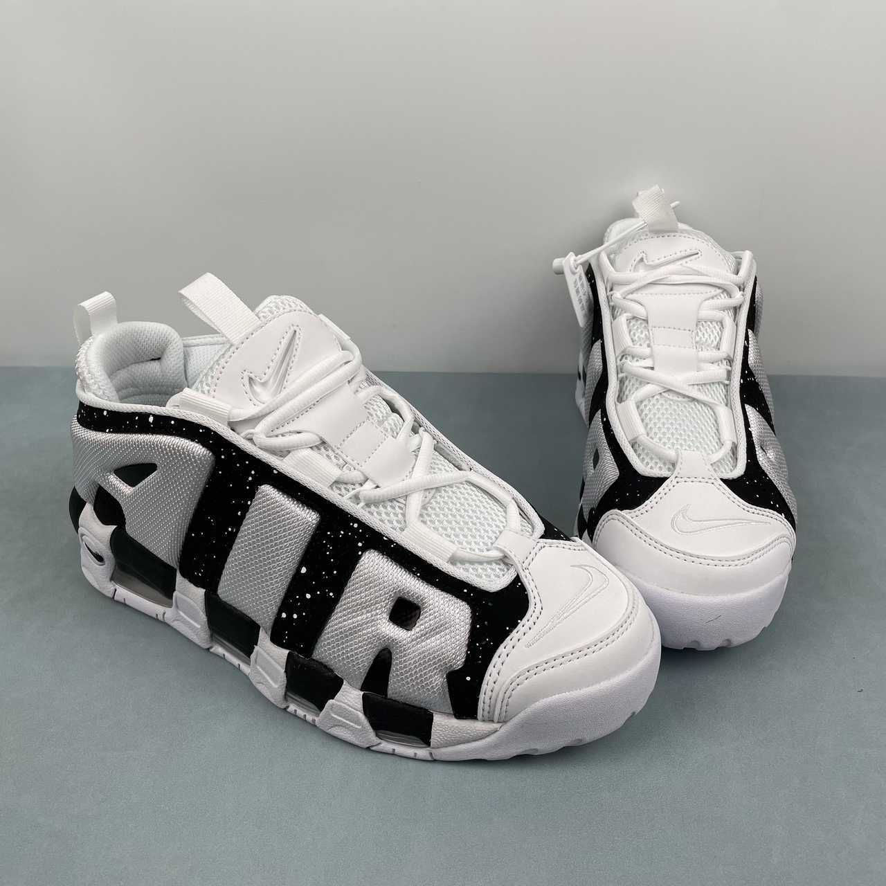 Nike Air More Uptempo White & Black - Imagen 2