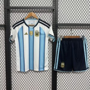 Conjunto corto niño Argentina local 2026