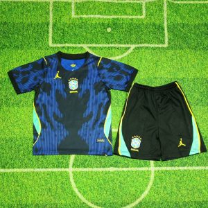 Conjunto corto niño Brasil Visitante 2026