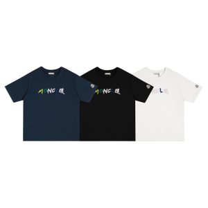 Camiseta Moncler - Logo de colores