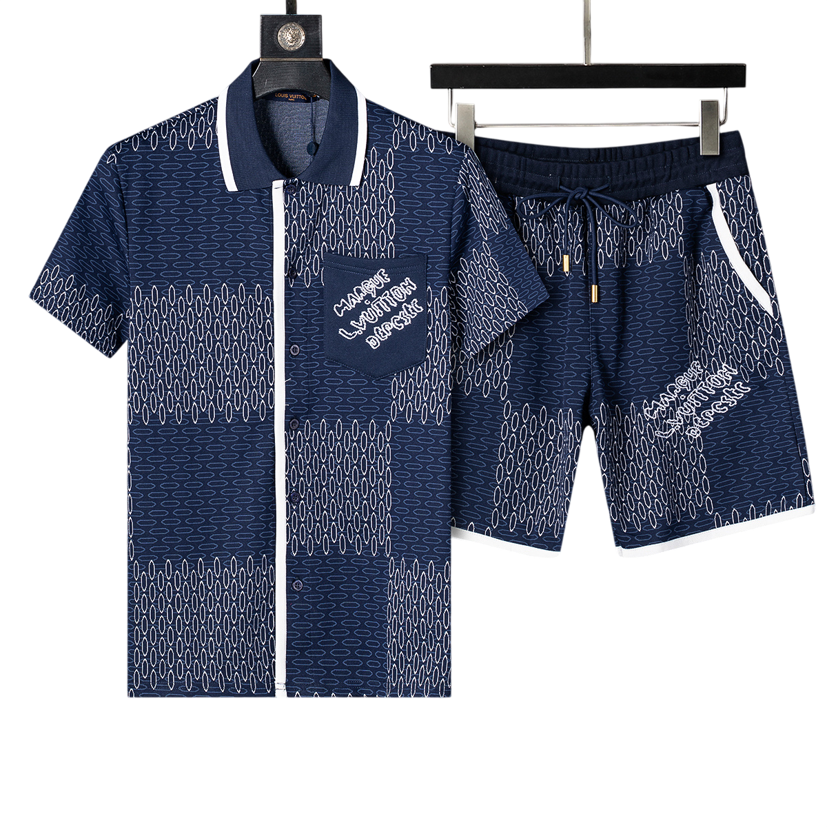 Conjunto corto Louis Vuitton azul