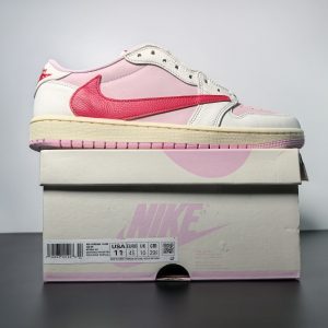 Jordan 1 Low Travis Scott Sail Tropical Pink