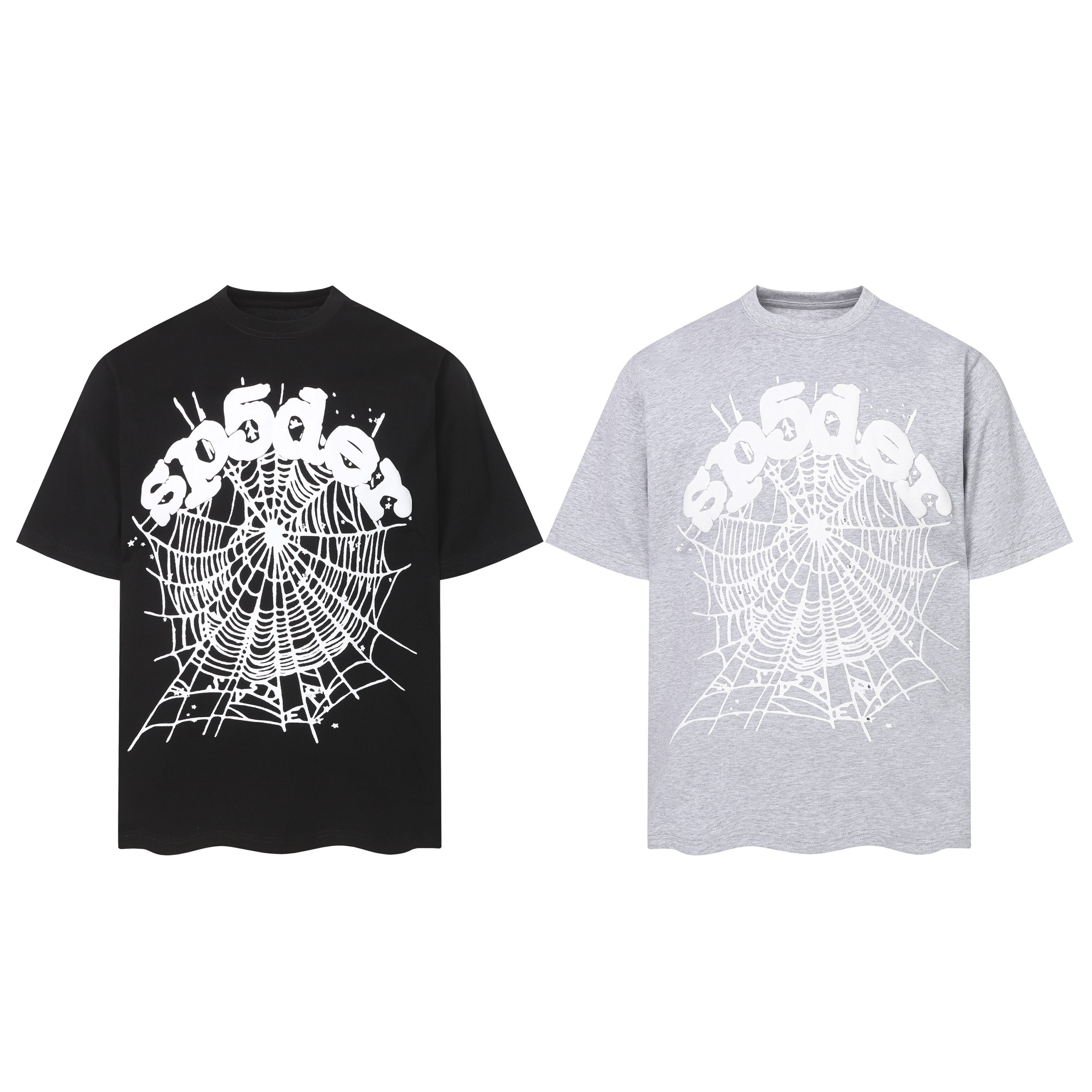 Camiseta Off-White/ Negro-Gris