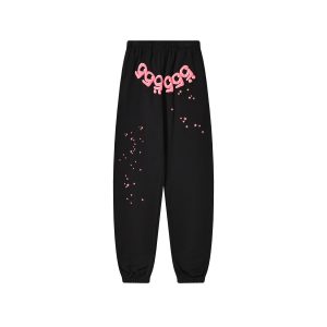 Pantalón largo SP5DER- Pink logo