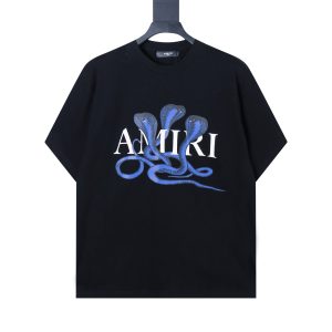 Camiseta AMIRI- Snake logo (B&W)