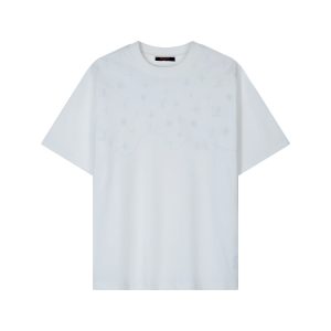 Camiseta Louis Vuitton Blanca-  Melted effect