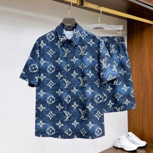 Conjunto corto Louis Vuitton Azul Marino