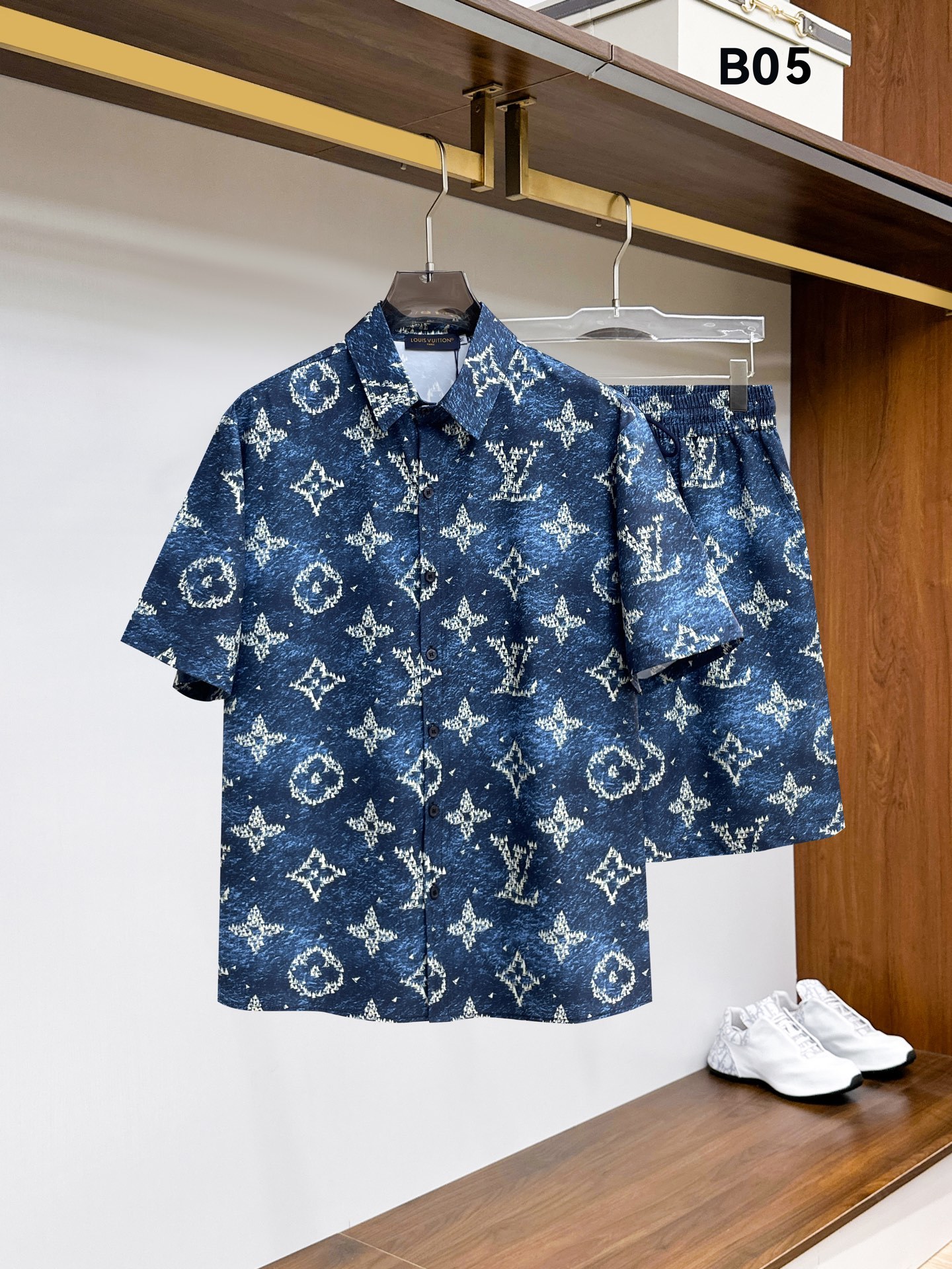Conjunto corto Louis Vuitton Azul Marino