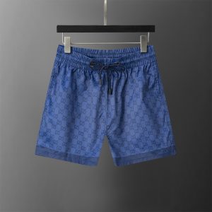 Pantalón corto baño Gucci azul