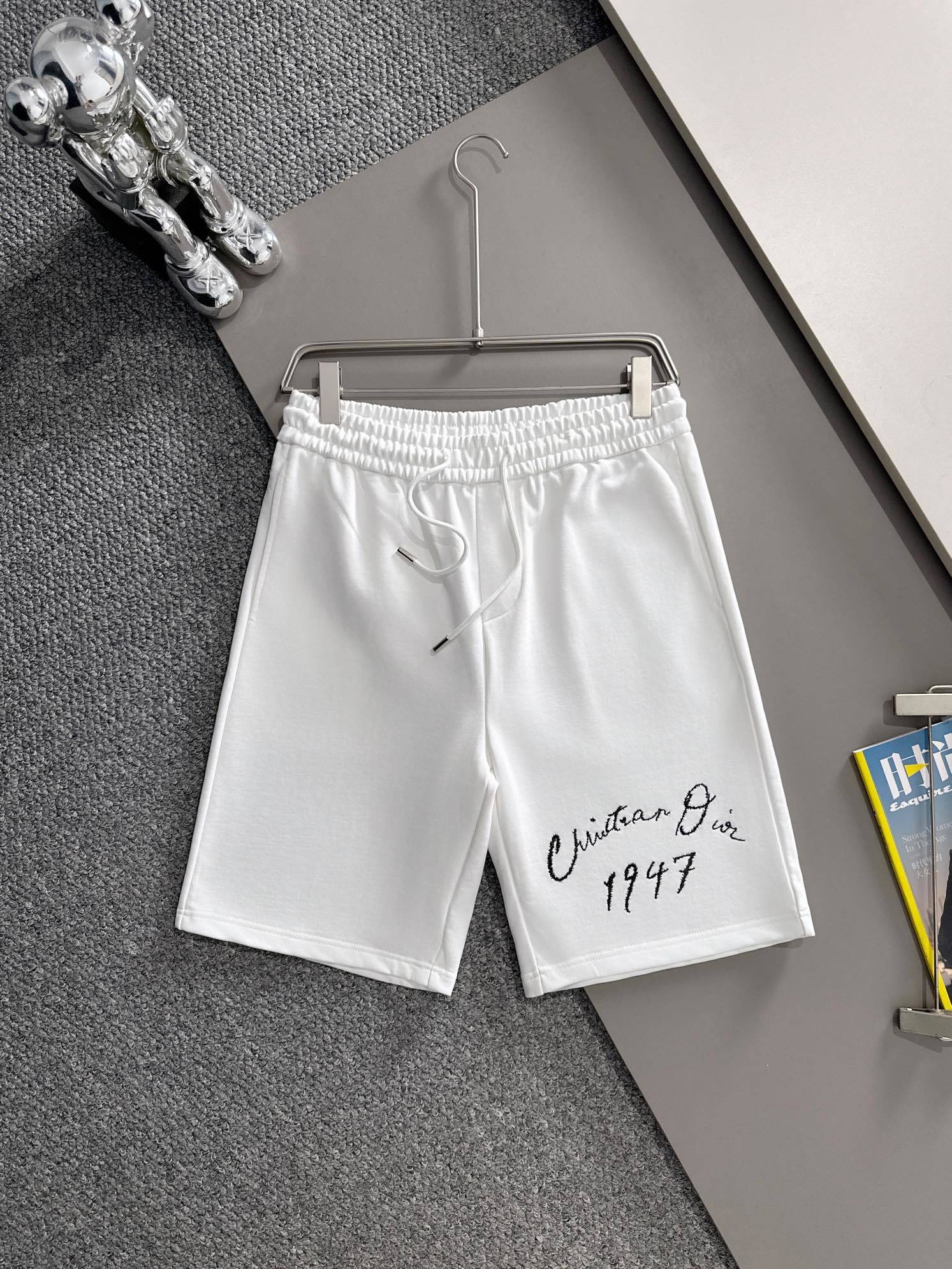 Pantalón corto Dior Flower logo - Imagen 9