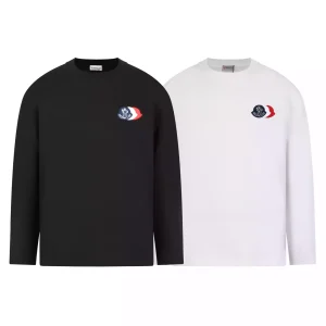 Sudadera Moncler "Small Logo" negro/blanco