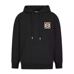 Sudadera con capucha Loewe negra
