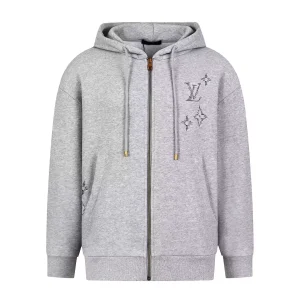 Sudadera cremallera Louis Vuitton gris