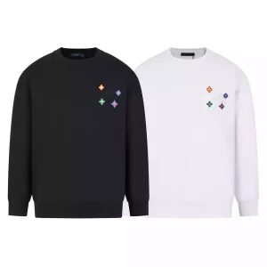 Sudadera Louis Vuitton Floral blanco/negro