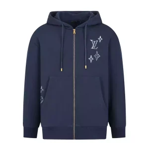 Sudadera cremallera Louis Vuitton azul