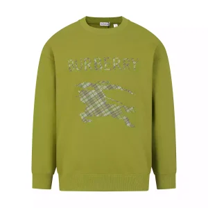 Sudadera Burberry "Horse Logo"  verde oliva