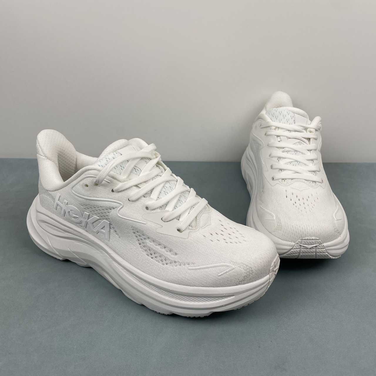 Hoka Clifton 10 All White - Imagen 8