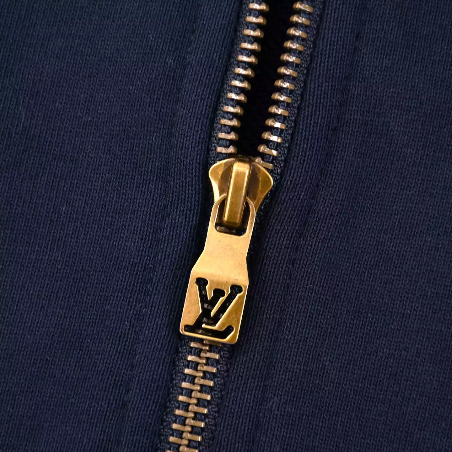 Sudadera cremallera Louis Vuitton azul - Imagen 4