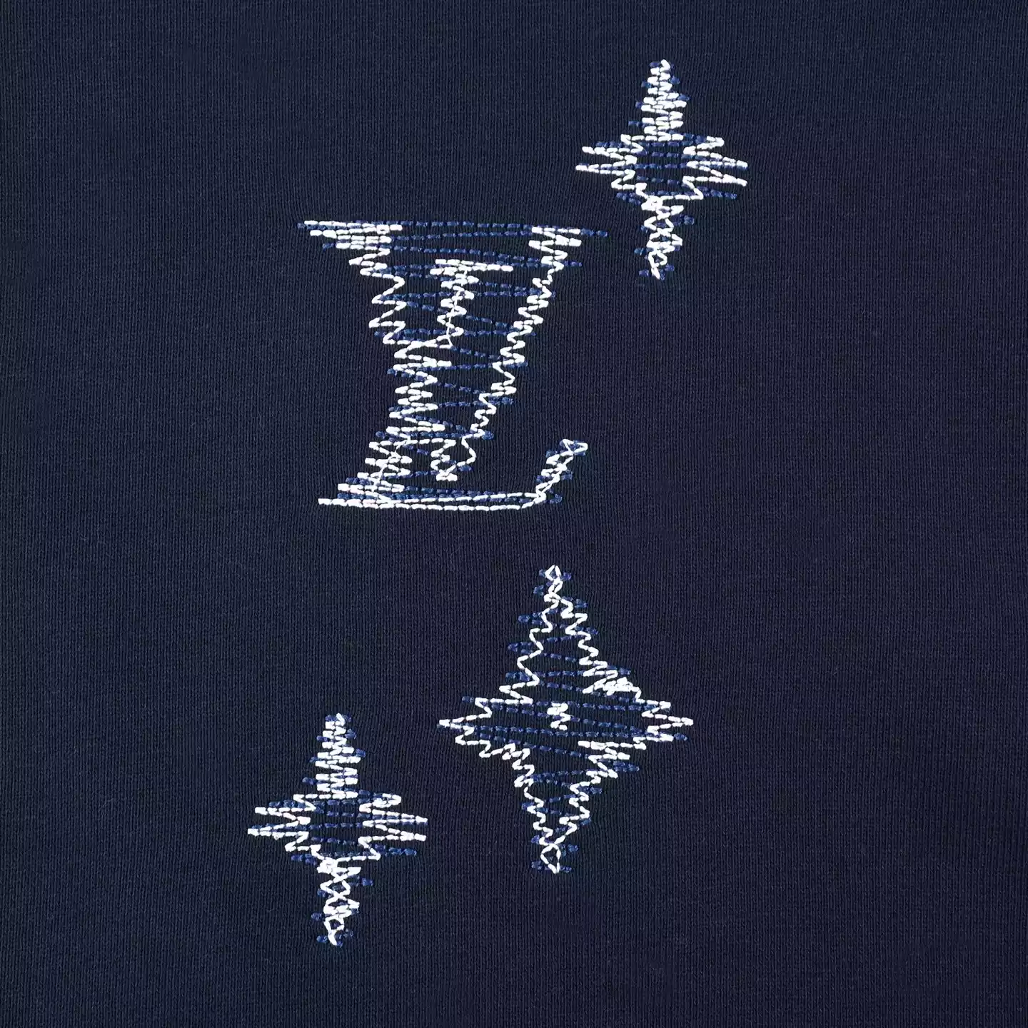 Sudadera cremallera Louis Vuitton azul - Imagen 5