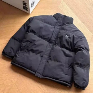 Chaqueta acolchada Lacoste negro talla M (ENVÍO 72 HORAS)