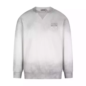 Sudadera Loewe efecto manchado gris